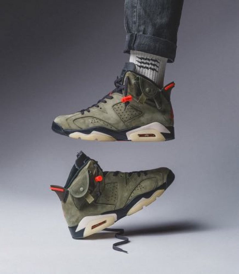 Air Jordan Retro 6 Travis Scott Olive