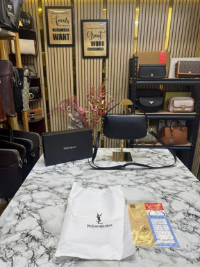 Ysl Yves Saint Laurent Lou Camera Bag With Box Dust Bag (Black)
