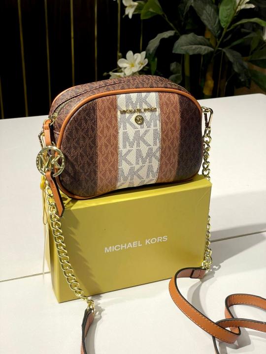 Michael  kors  oval  crossbody  bag  withog  box(10296 1 coffe)