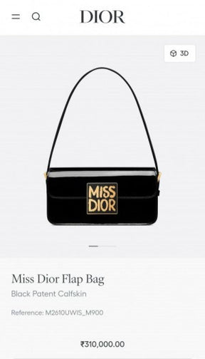 Dior  miss  dior  flap  shoulder  bag  with  og  box  carrybag  5140