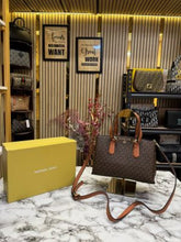 michael  kors emma satchel bag with og box and dust bag