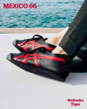 onitsuka Tiger Mexico 66 Black Classcic red