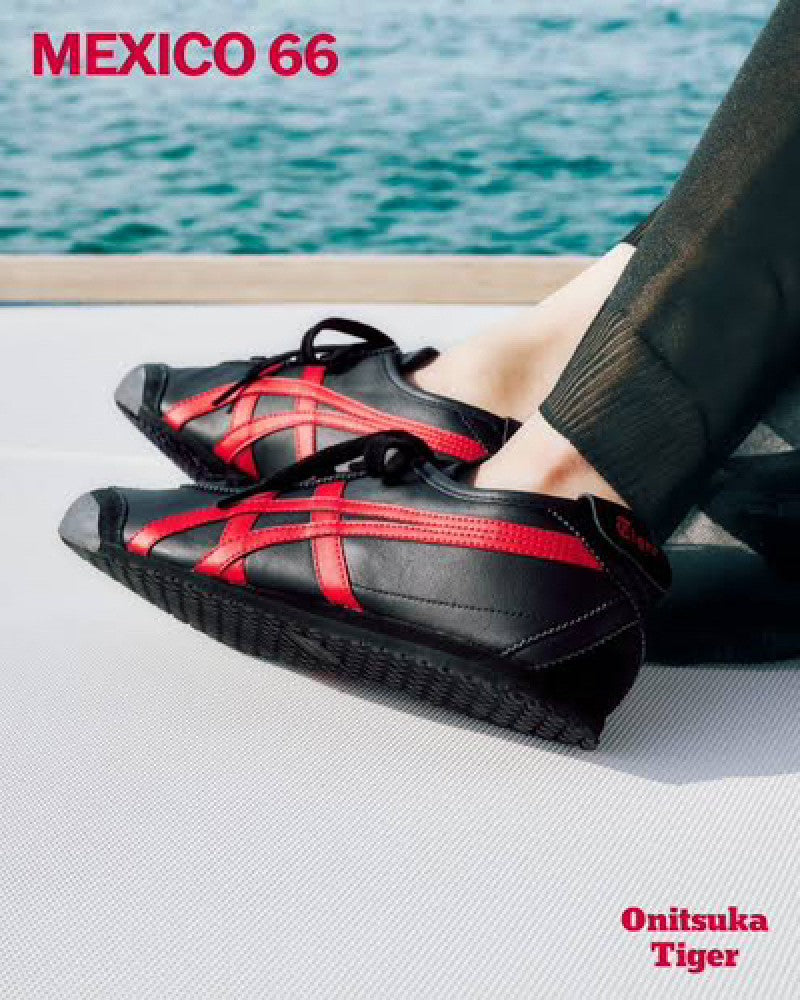 onitsuka Tiger Mexico 66 Black Classcic red