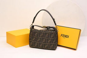Fendi  vintage  mini  bag  with  og  box(f3399 blackish green)