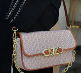 Michael  kors   parker shoulder bag with og box(22319 biege brown)