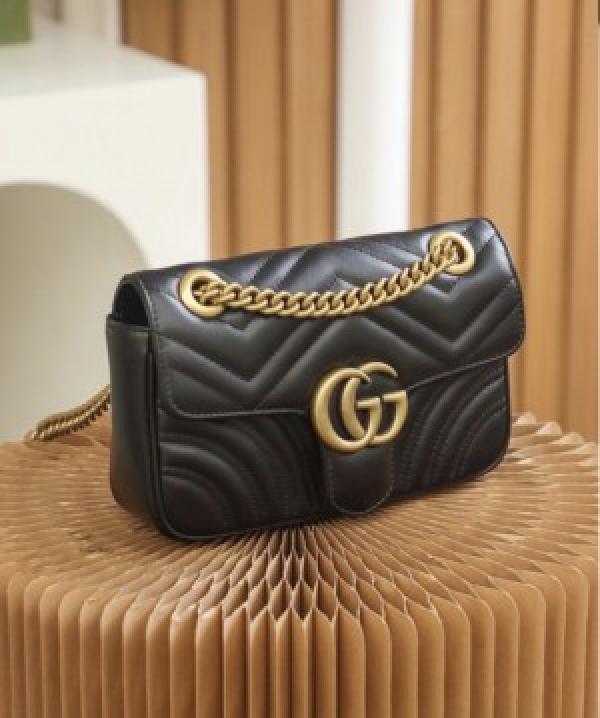 Gucci  Marmont  Black  WITH  ORIGINAL  BOX  184