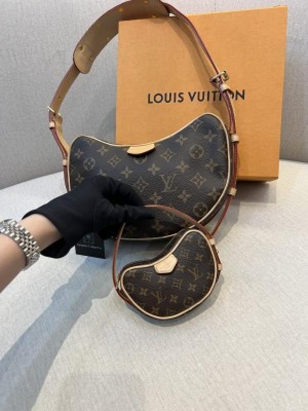 Louis  Vuitton  LV  Croissant  can  praise  pea  old  flower  one shoulder  crossbody  bag  Combo  With  box  1756