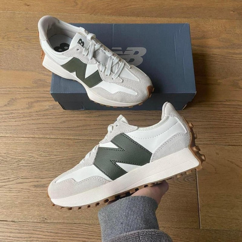 New Balance 327 Green Khaki Off White