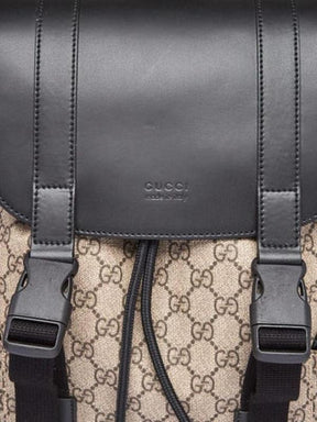 Gucci  GG  Supreme  Monogram  Coated  Canvas  Backpack  With  Dust  Bag  69048