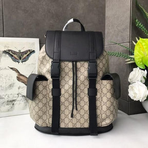 Gucci  GG  Supreme  Monogram  Coated  Canvas  Backpack  With  Dust  Bag  69048