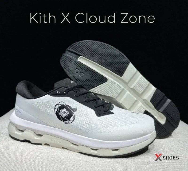 Kith x On Cloudzone White Black