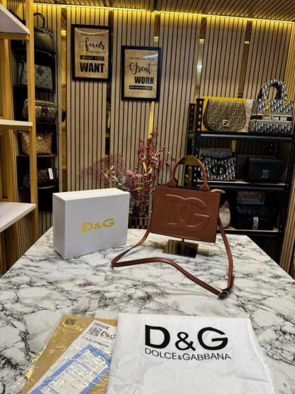 Dolce  gabbana  daily mini leather tote bag with og box and dust bag premium quality