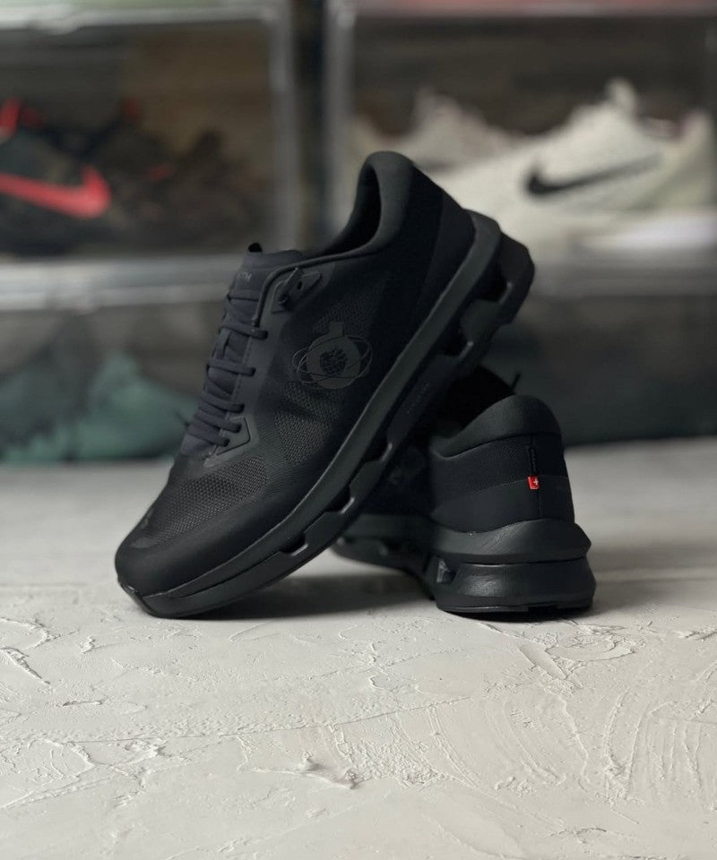 On Running x Kith Cloudzone Triple Black