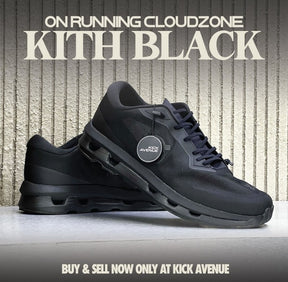 On Running x Kith Cloudzone Triple Black