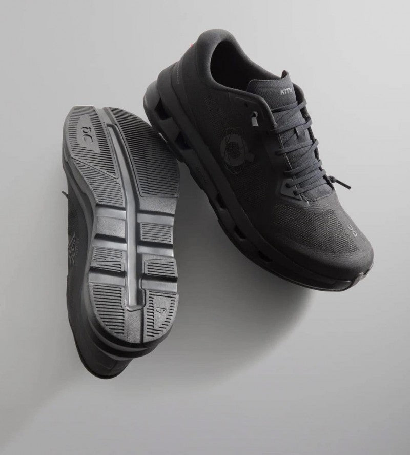 On Running x Kith Cloudzone Triple Black