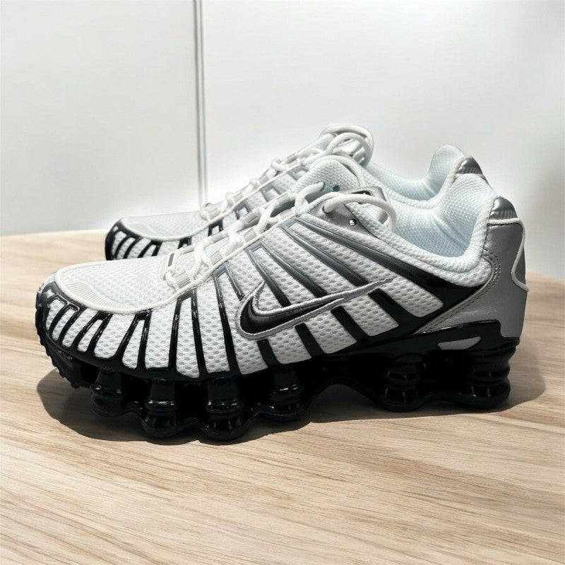 Nikee Shox TL Metallic Silver White Black #215
