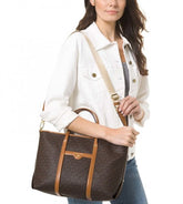 Michael  kors tote bag with dust bag (23011 coffe brown)