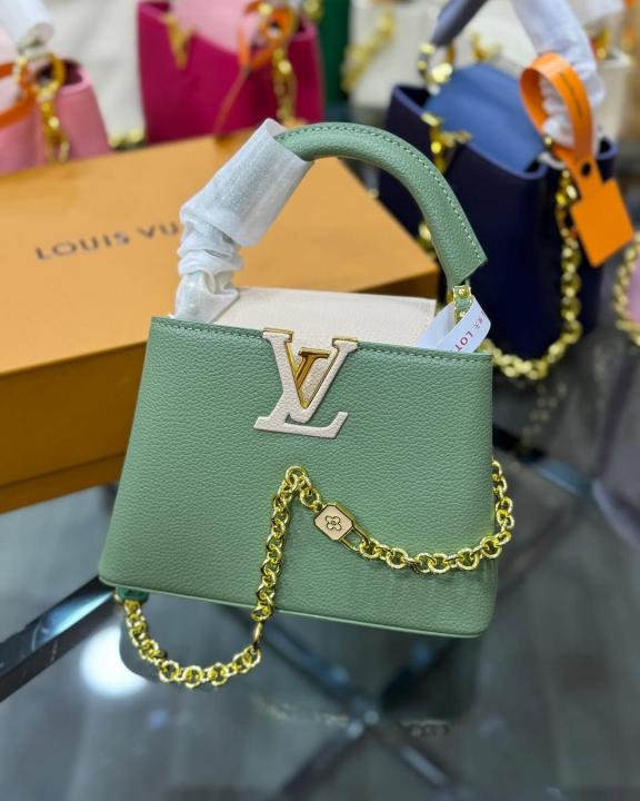Louis  Vuitton  Capucines  Mini  Green  OG  Double  Box  With  Dust  Bag  968157 5