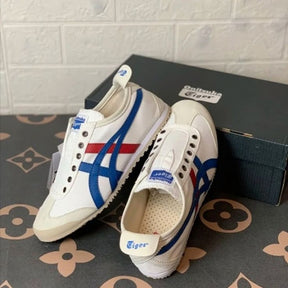 ONITSUKA TIGER SLIP ON WHITE BLUE