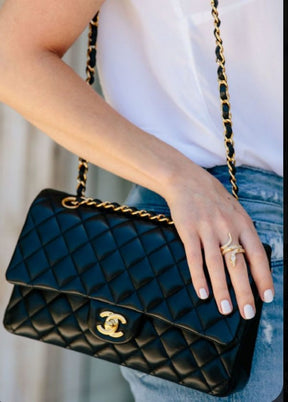 Chanel  jumbo  shoulder  bag  with  og  box(1119 black)