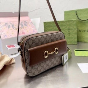 Gucci  Mini  Bag  with  Interlocking  GWhere  Elegance  Meets  Petite  Glamour  dubble  Box  packing  carrybag  1871