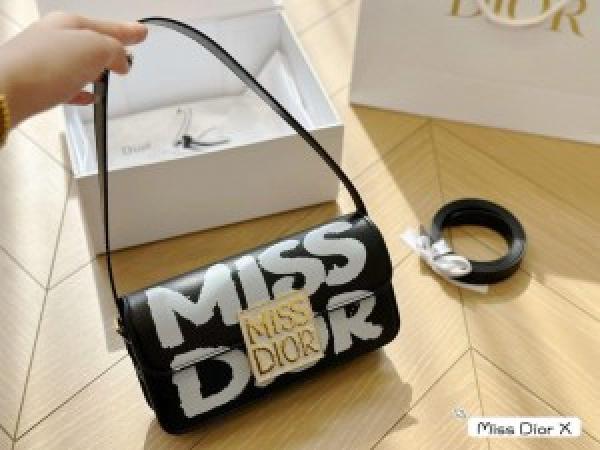 Dior  miss  dior  flap  shoulder  bag  with  og  box  carrybag  2036
