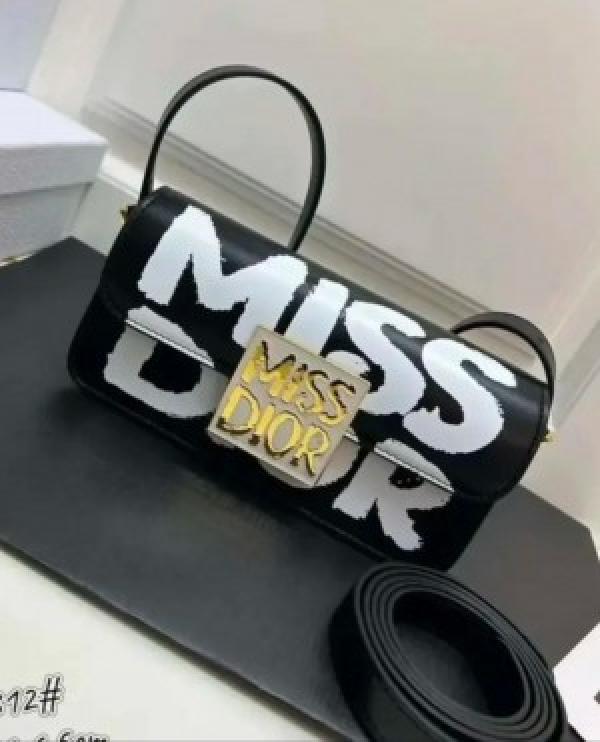 Dior  miss  dior  flap  shoulder  bag  with  og  box  carrybag  2036