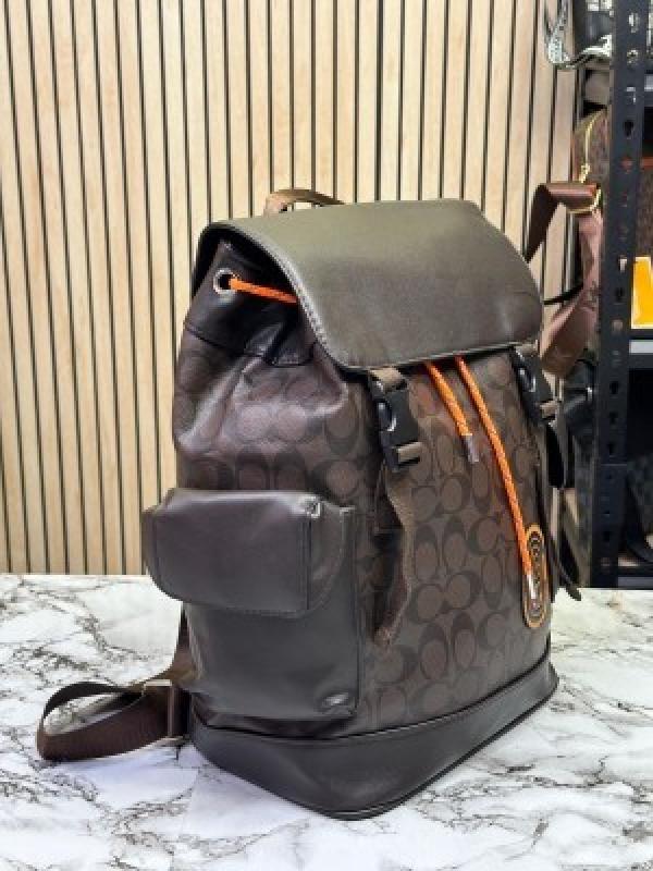 Coach  Hudson  Backpack  In  Blocked  Signature  Canvas1998