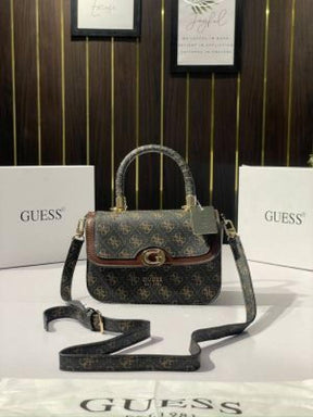GUESS  Womens  Ginevra  Shoulder  Bag  with  box  2071