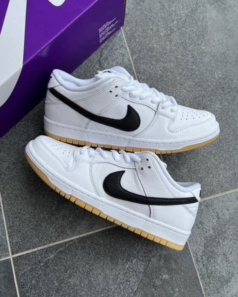 Nikee SB Dunk Low White Gum