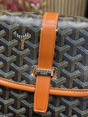 Goyard Belvedere Crossbody Bag PM With Box And Dust Bag (Brown)
