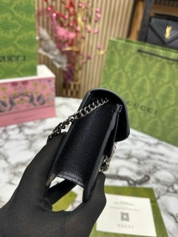 GUCC  I DIONYSUS SLING BAG WITH OG DUST BAG & BIL PREMIUM QUALITY DOBLE BOX BLACK