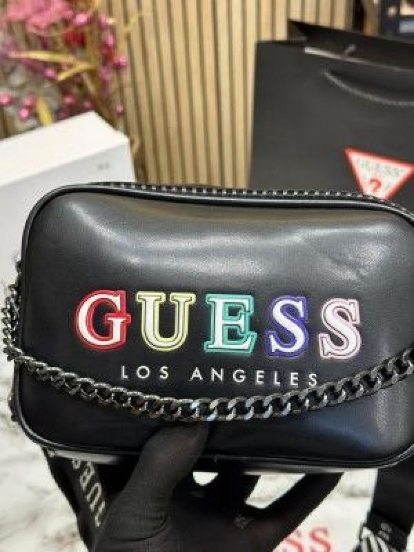 Guess Marisol Crossbody Bag With Og Box And Dust Bag Premium Quality (Black)