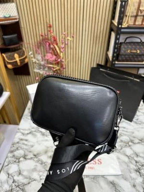 Guess Marisol Crossbody Bag With Og Box And Dust Bag Premium Quality (Black)