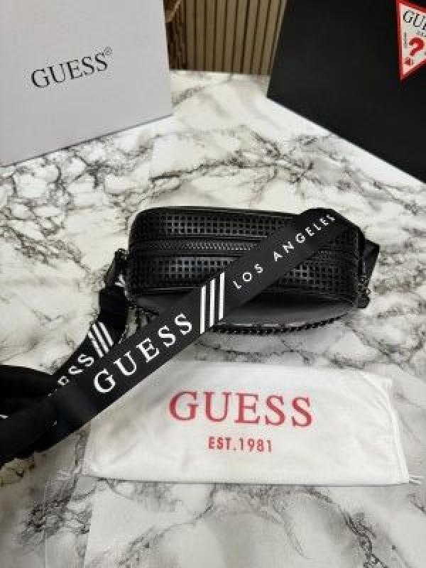 Guess Marisol Crossbody Bag With Og Box And Dust Bag Premium Quality (Black)