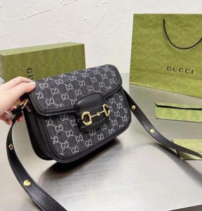 Gucc  I horsebit 1955 small shoulder bag 401