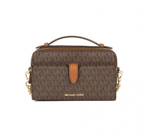 michael kors double zip crossbody with box 60