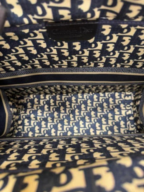 Christian  Dior  Large  Book  Tote  With  Dust  Bag  (Blue)