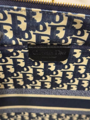 Christian  Dior  Large  Book  Tote  With  Dust  Bag  (Blue)