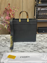 Fendi  Sunshine  Large  Tote  Bag  With  Dustbag  Including  Card  (Black)