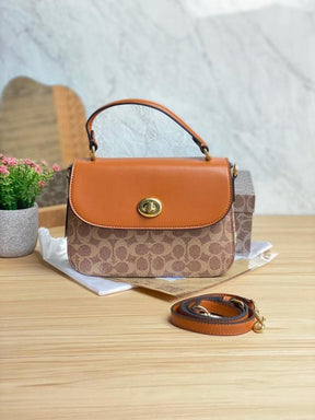 Coach  Marlie  Top  Handle  Crossbody  Bag  With  OG  Magnetic  Box  &  Dust  Bag  5449