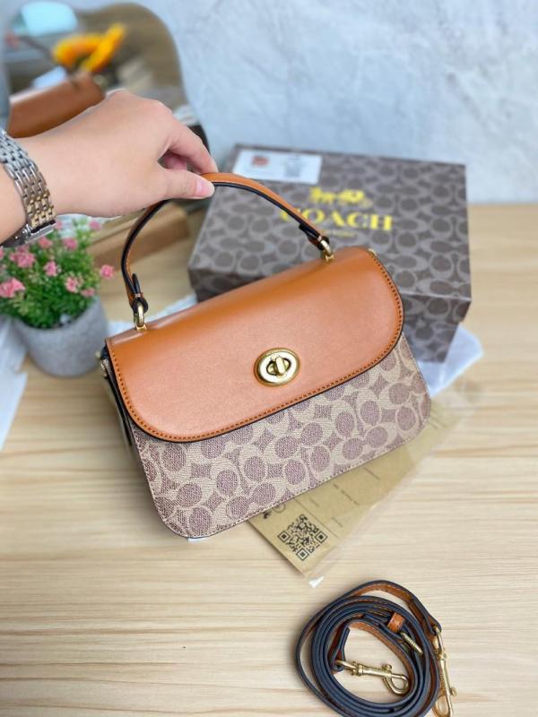 Coach  Marlie  Top  Handle  Crossbody  Bag  With  OG  Magnetic  Box  &  Dust  Bag  5449