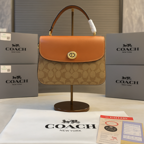 Coach  Marlie  Top  Handle  Crossbody  Bag  With  OG  Magnetic  Box  &  Dust  Bag  5449