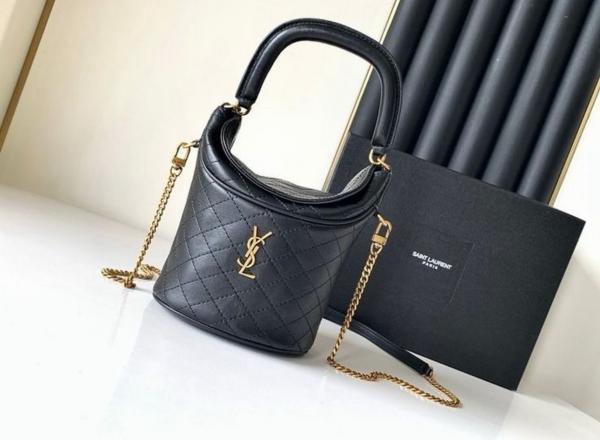 YSL  Saint  Laurent  Gaby  bucket  bag  with  og  box  5470