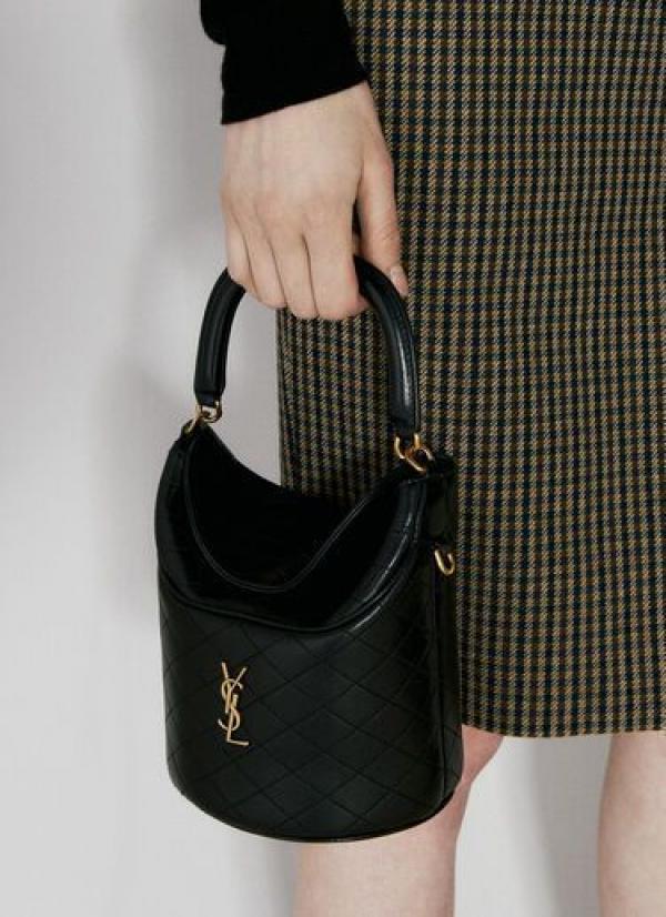 YSL  Saint  Laurent  Gaby  bucket  bag  with  og  box  5470