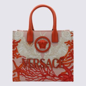 Versace  La  Medusa  Barocco  Sea  Small  Canvas  Tote  Bag  with  box  2099