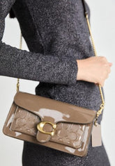 coach  georgie  flower  daisy  embroidery  tabby  shoulder  bag  with  box  2075