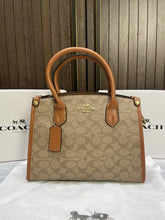 Coac  h Satchel Top Handle Sleek with magnet box 536