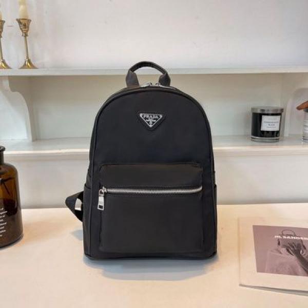 Prada  water  resistant  nylon  fabric  backpack  5476