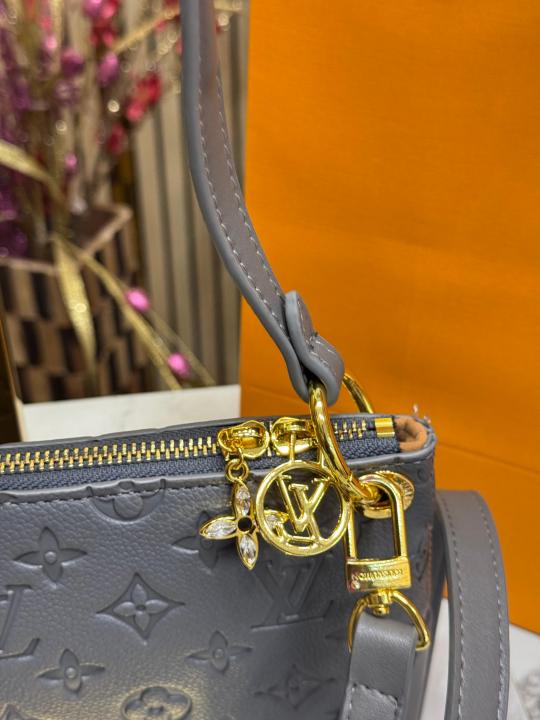 Louis  Vuitton Pochette With Box And Dust Bag Including Carry Bag (Grey)